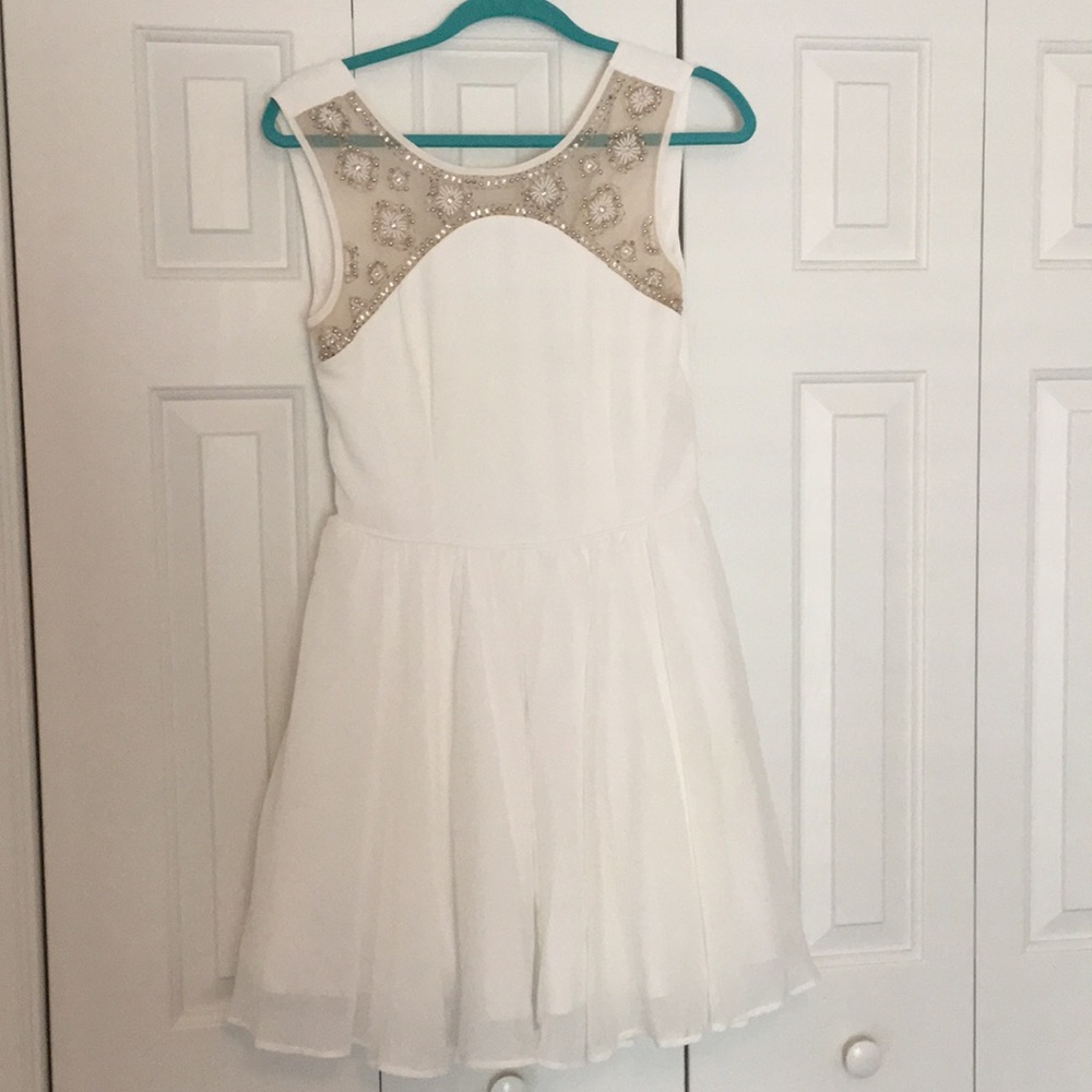 White Beaded Dress